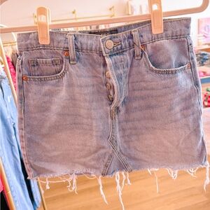 Denim Mini Skirt